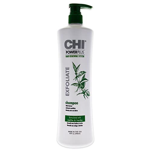 CHI Powerplus Scalp Renew System Exfoliate Shampoo, 32 Fl Oz