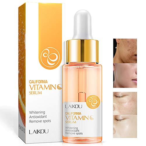 세럼 비타민 C Serum Hyaluronic Acid Natural & Organic Anti Wrinkle Reduce Formula Face Skin Brightening Whitening Remove Spots Essence
