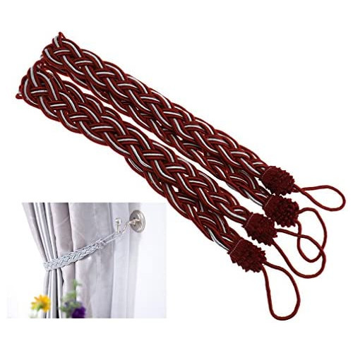 로프 커튼 타이백 색상 택1 Micro Trader Satin Rope Curtain Tie Backs
