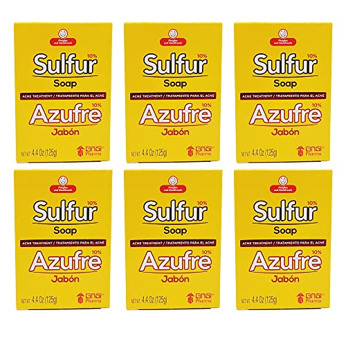 Grisi Sulfur Soap Acne - 6 pack
