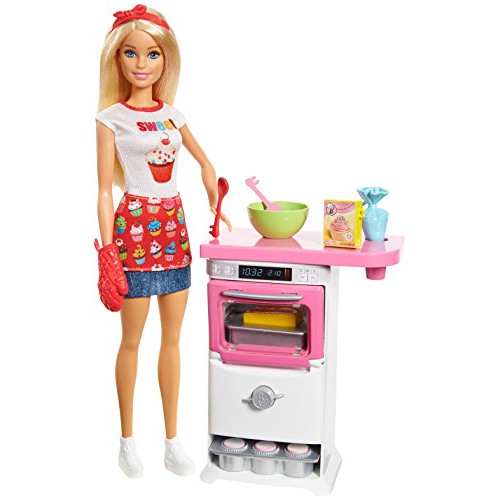 Barbie 크리스마스 선물 바비 오븐 & 라이징 푸드