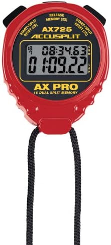 ACCUSPLIT AX725 듀얼 Line 16 메모리 Pro Stopwatch