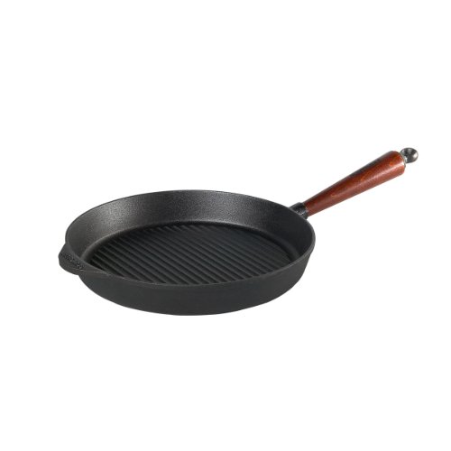 Skeppshult Grill Pan with Wood Handle, 28 cm