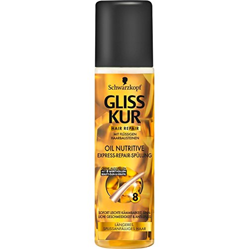 Gliss Kur Oil Nutritive Express Repair Conditioner Spray 6.76 fl oz