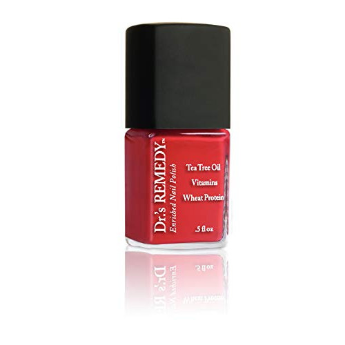 Dr Remedy Nail Polish Strengthener 케어 - CLARITY CORAL Red