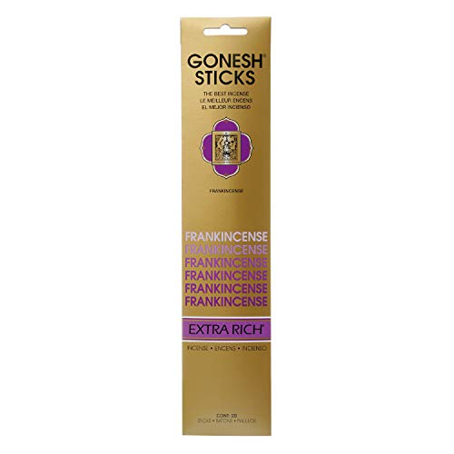 Gonesh Incense Sticks Extra Rich Collection Frankincense, 20 Piece