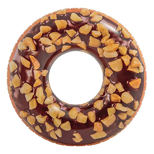 INTEX 수영 물놀이 튜브 플로트넛 초콜릿 도넛 튜브 114cm
