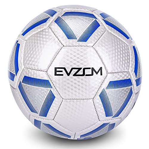 EVZOM Soccer Ball Official Match American Soccer Ball Size 4 Machine Sewing Kids Game Ball Outdoor Sport Soccer Weight Boys and Girls Training
