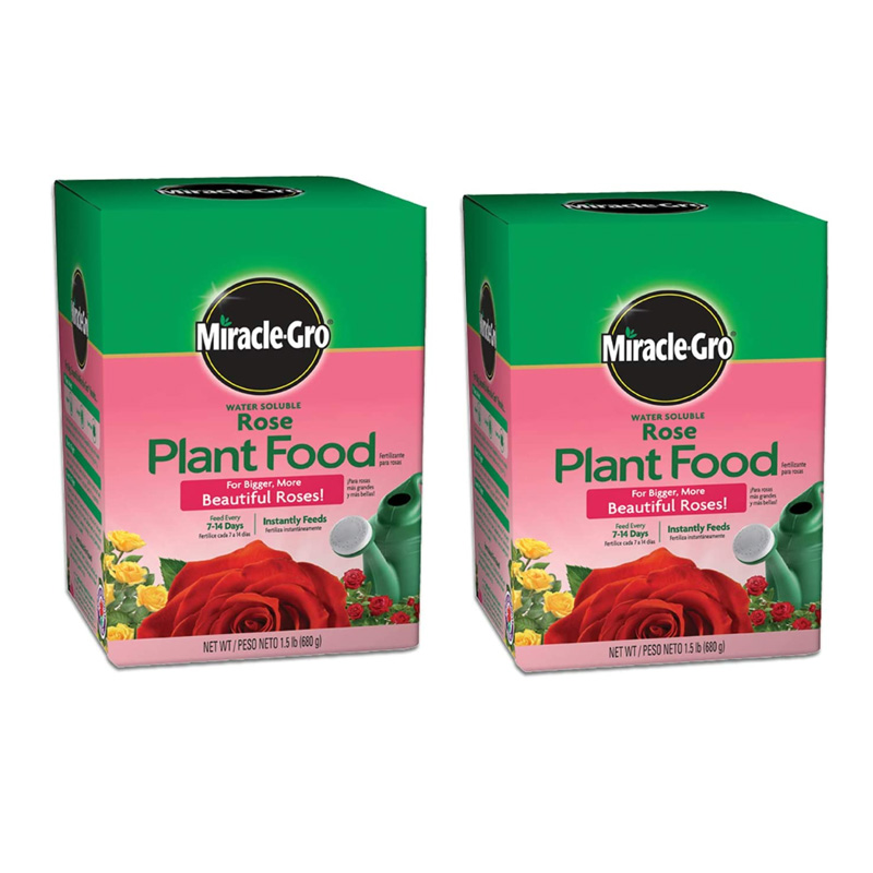 미라클 그로 고급 식물영양제 Miracle-Gro VB02199 Plant Food Water Soluble Rose 2Pack/6Pack