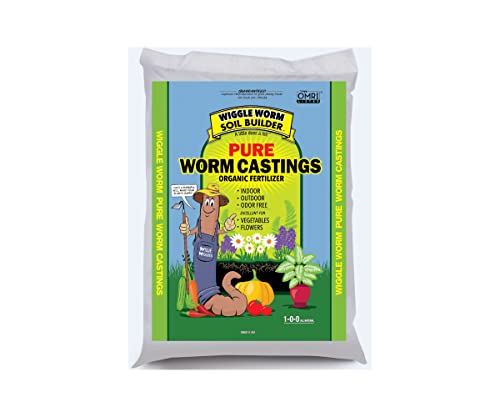 Worm Castings 유기농 Fertilizer Wiggle Soil Builder 15-Pounds Package May Vary