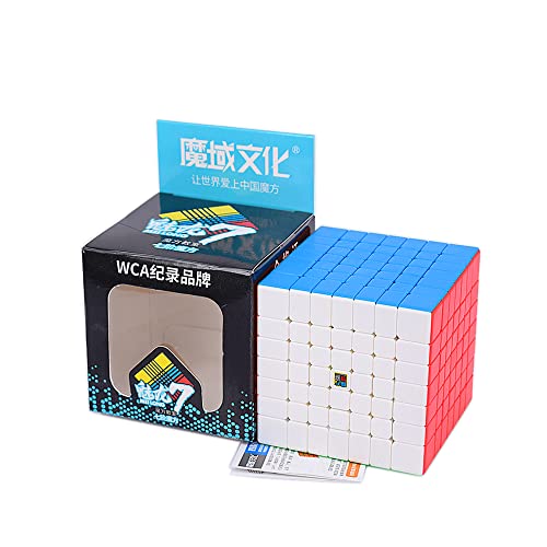 매직 큐브 LiangCuber Moyu Meilong 7x7스티커 레스 스피드 큐브Moyu 7x7x7 퍼즐 장난감