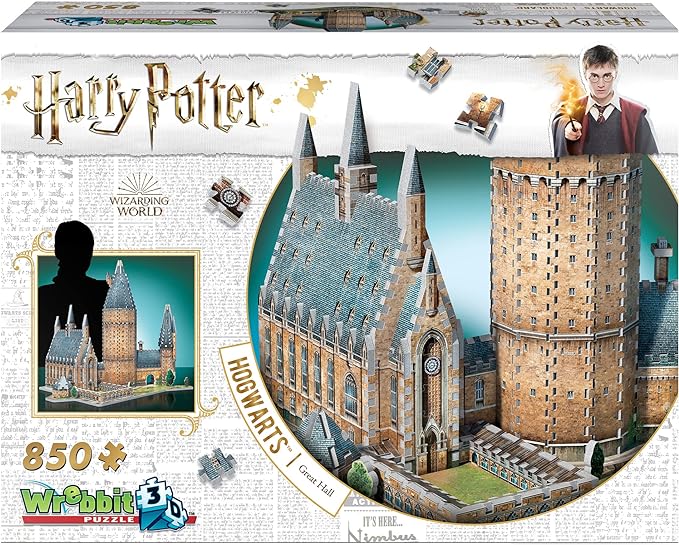 Harry Potter Hogwarts Große Halle 3D-Puzzle 850 Teile